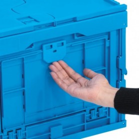 Bac avec couvercle et ouverture frontale 62L