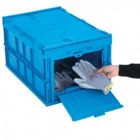 Bac avec couvercle et ouverture frontale 62L