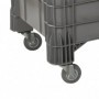 LOT DE 4 ROULETTES pour Caisse-palette standard
