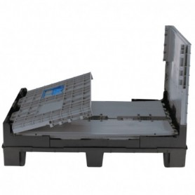 Caisse-palette plastique pliable Hélium L
