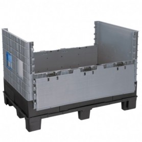 Caisse-palette plastique pliable Hélium L