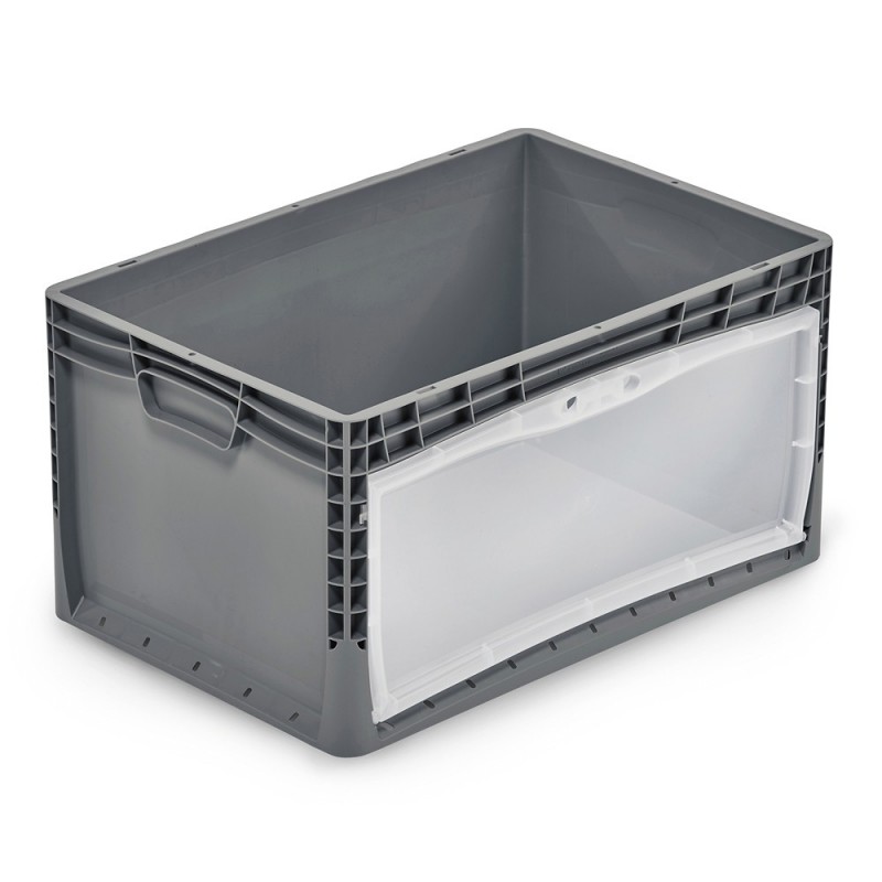 Bac gerbable norme Europe à porte translucide 568 X 368 X 317