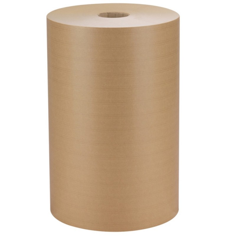 Papier kraft brun enduit 1 face en bobine 40 g-m² NEUTRE format 50cm