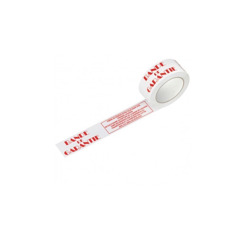 Rouleaux Adhésifs PVC 50x100 BANDE DE GARANTIE