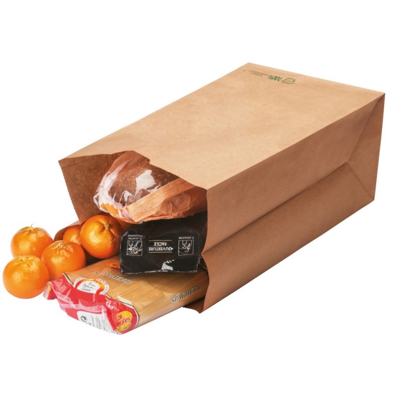 Sac kraft à soufflets 20 x 40 x 16cm