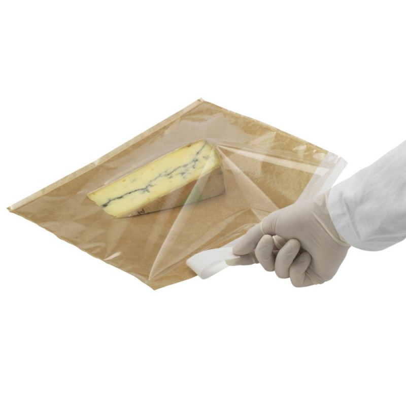 Pochette fraîcheur à fermeture adhésive et fenêtre transparente 250 x 320