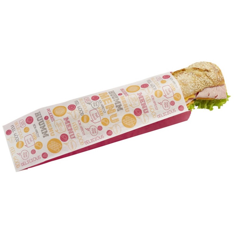 Sac sandwich papier KRAFT BLANC INGRAISSABLE
