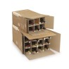 Caisse carton renforcée pour bouteilles