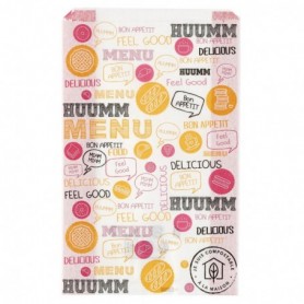 Sac viennoiserie décoré 18 X 28 X 7cm