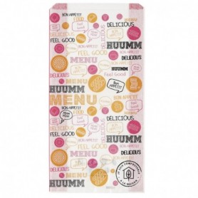 Sac viennoiserie décoré 18 X 35 X 7cm