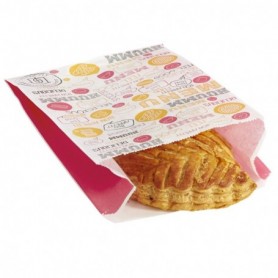 Sac viennoiserie décoré 14 X 21 X 7cm