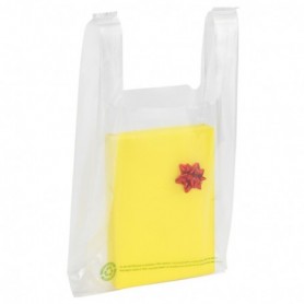Sac bretelle 50 µ recyclé transparent TRANSPARENT