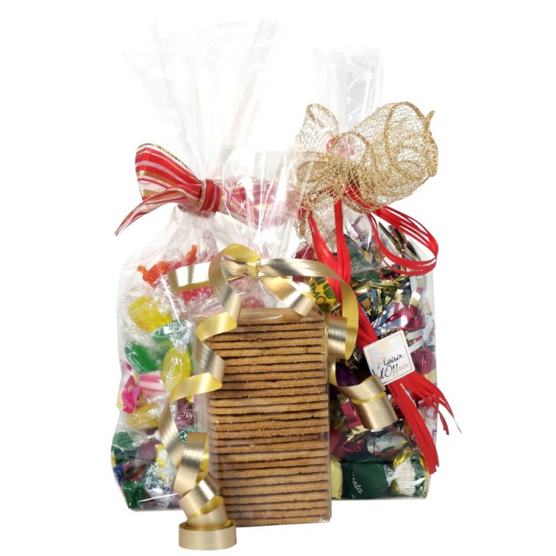 Sachet polypropylène neutre avec fond carton 12 x 27-5