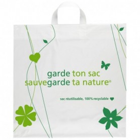 Sac polyéthylène recyclé à...