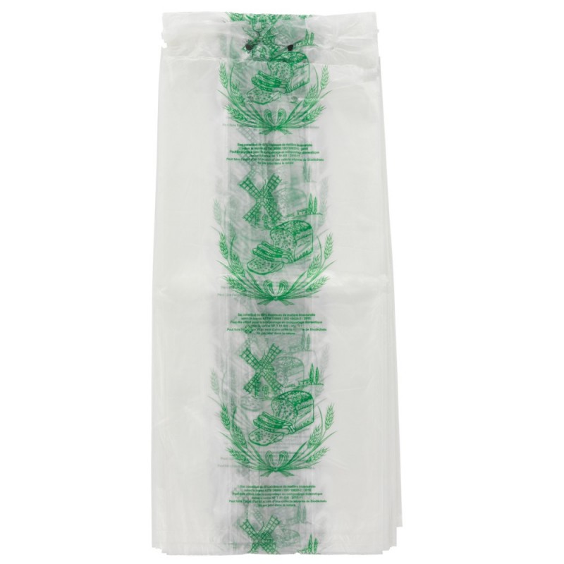 Sac à pain biosourcé liassé macro-perforé