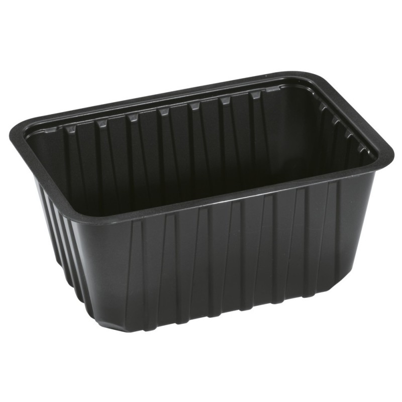 Barquette scellable noire GRAND FORMAT 1000cc