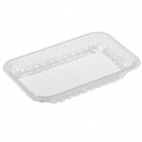 Barquette barrière mono-PET thermoscellable absorbante B5