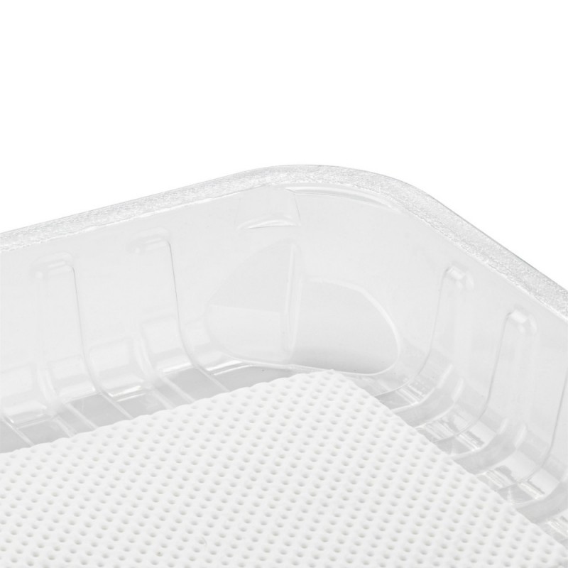 Barquette barrière mono-PET thermoscellable absorbante B6