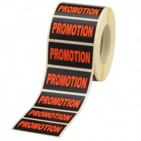Etiquette adhésive - PROMOTION RECTANGULAIRE
