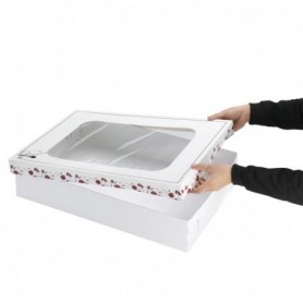 Boîte carton à couvercle 63 x 42 x 12cm