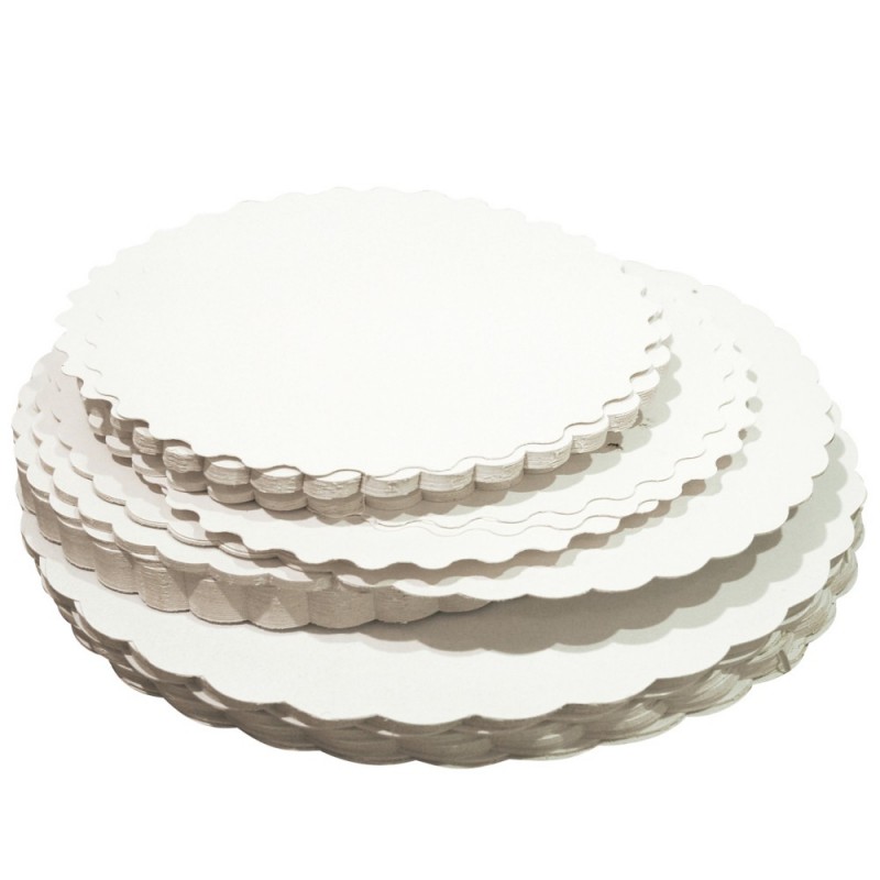 Rond pâtissier carton blanc diamètre 29cm