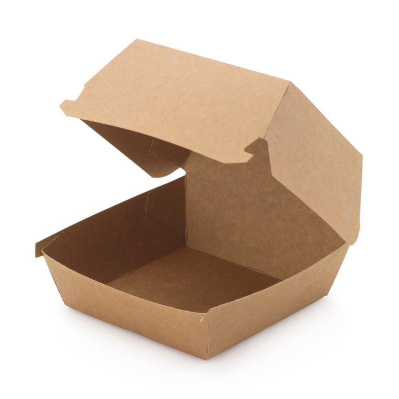 Boîte hamburger kraft 118 X 117 X 77-5mm
