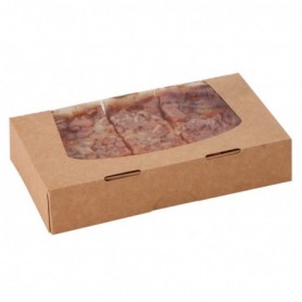 Boîte carton avec fenêtre 20 x 12 x 4cm