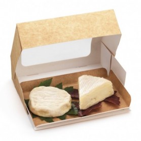 Boîte carton avec fenêtre et plateau support 175 X 122 X 50