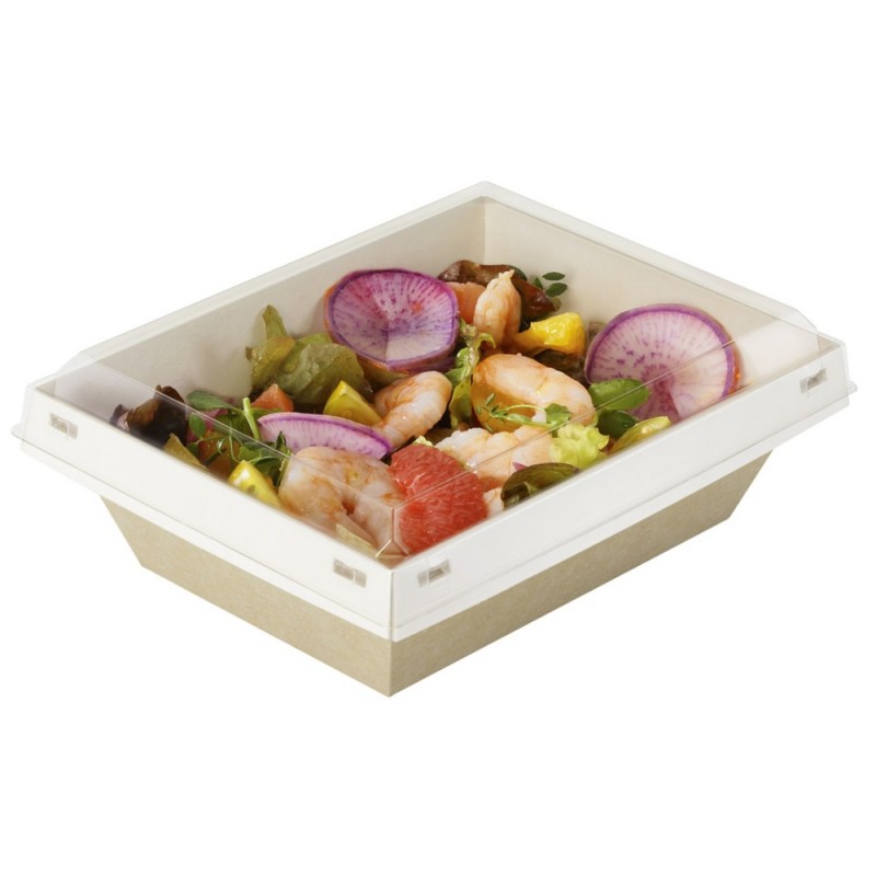Barquette carton Luxifood® 180 x 180 x 23