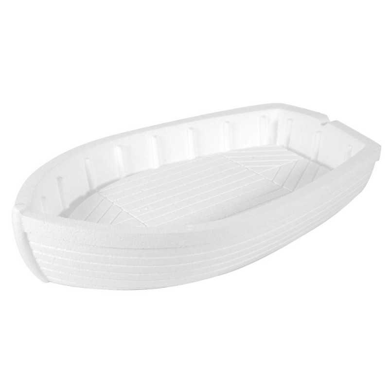 Plateau de fruits de mer 2-3 parts de forme BATEAU 43 x 25 x 10mm