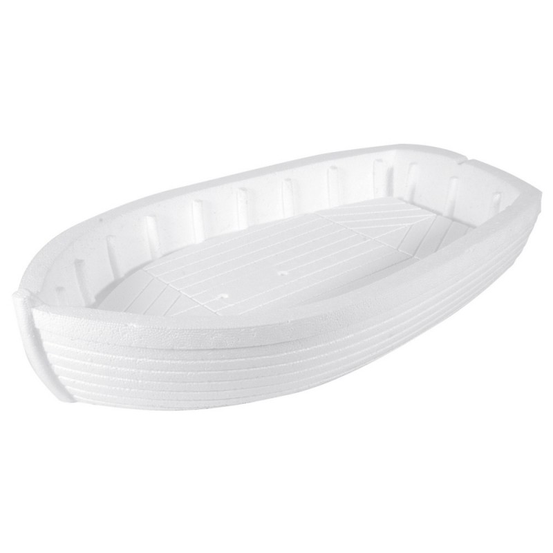 Plateau de fruits de mer 4-5 parts de forme BATEAU 55 x 32 x 13mm