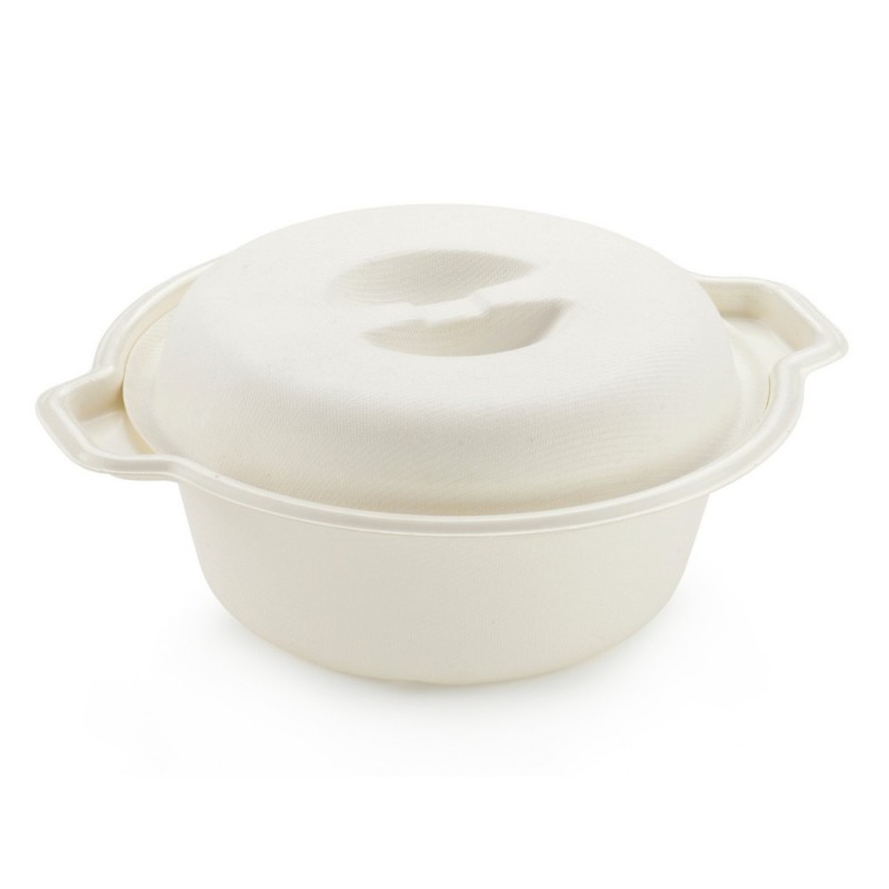 Cocotte en pulpe de canne à sucre COCOTTE ET COUVERCLE