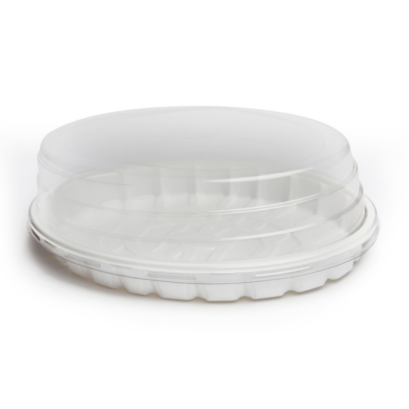 COUVERCLE POUR PLATEAU FDM recyclable 4-5 parts de forme OVALE 50 X 36 X 11 mm