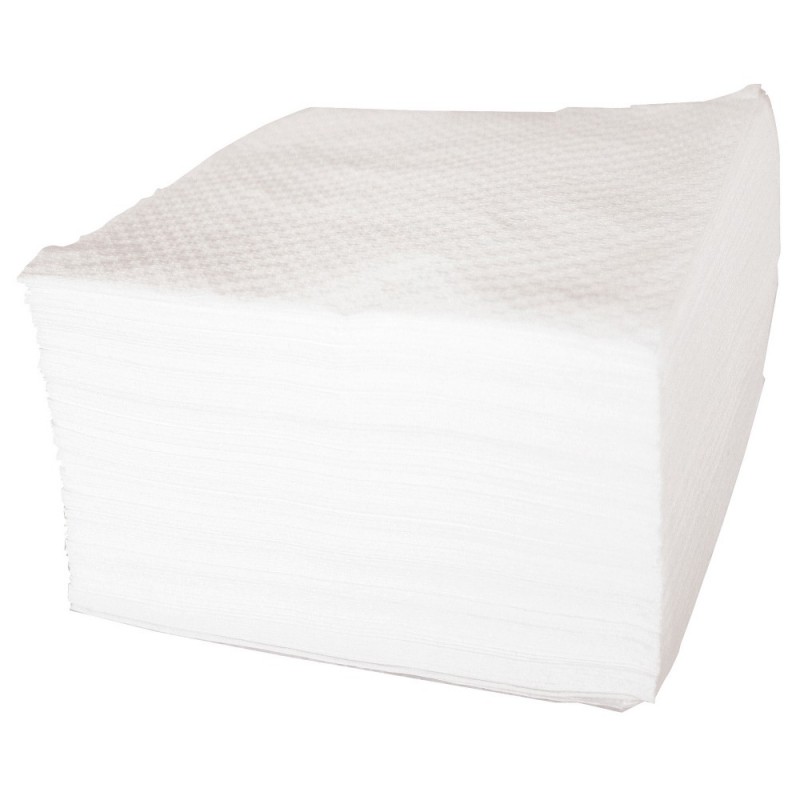 Serviette en ouate blanche 1 pli 1 PLI 30 x 30cm