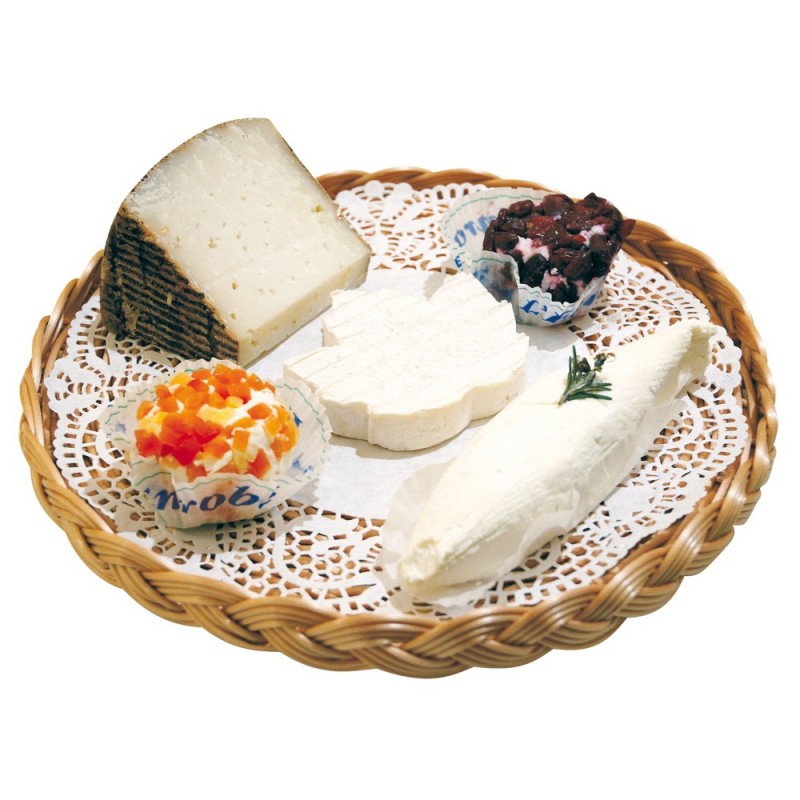 Plateau à fromages imitation rotin 40 x 2-5mm