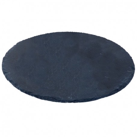 Plateau de présentation en ardoise RONDE