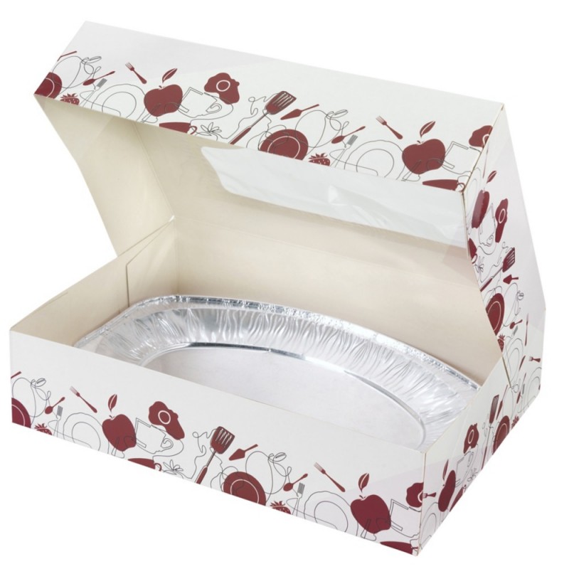 Boîte carton à fenêtre 35 x 25 x 8cm