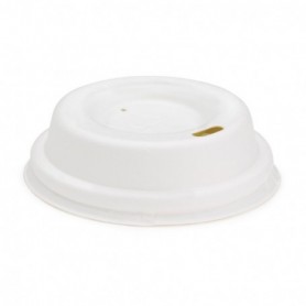 Couvercle en pulpe de canne à sucre pour gobelets 10cl