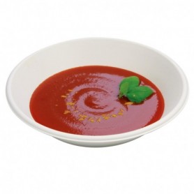 Assiette creuse en pulpe de...