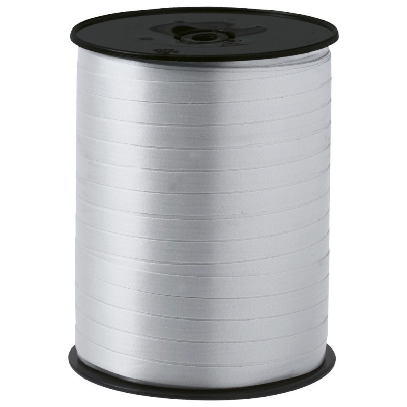 Bolduc satiné ARGENT 7mmx500m