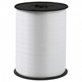 Bolduc satiné BLANC 7mmx500m