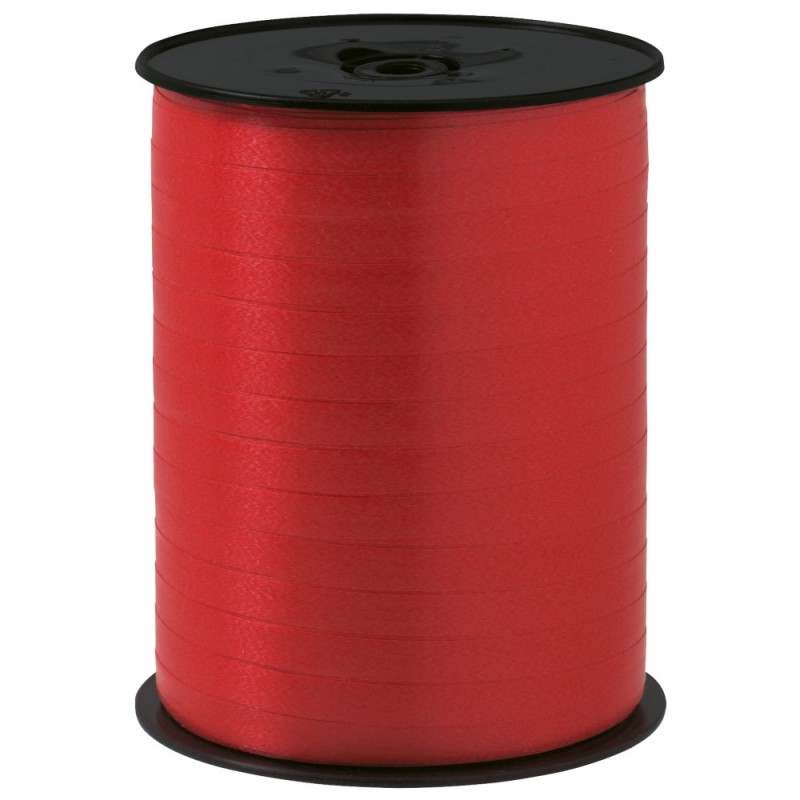 Bolduc satiné ROUGE 7mmx500m