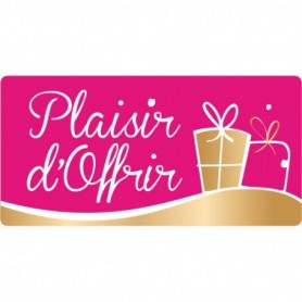 Étiquette adhésive PLAISIR...