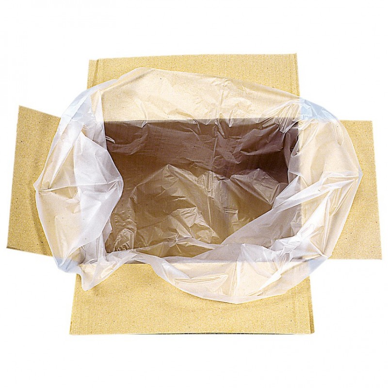 Sac plastique fond de caisse transparent - LIASSÉ 750 + 200-200 x 650mm