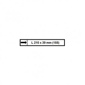 Étiquettes d'affranchissement Format 210 x 39 mm