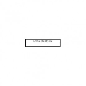 Étiquettes d'affranchissement Format 175 x (2 x 45) mm