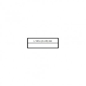 Étiquettes d'affranchissement Format 140 x (2 x 45) mm