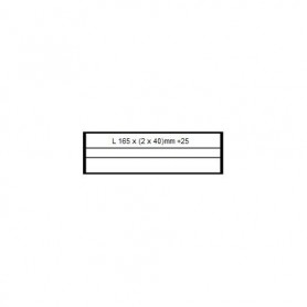 Étiquettes d'affranchissement Format 165 x (2 x 40) mm + 25