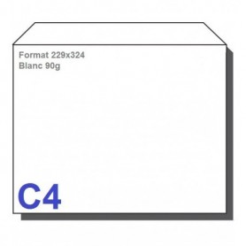 Type C4 - Format 229X324 Blanc 90g