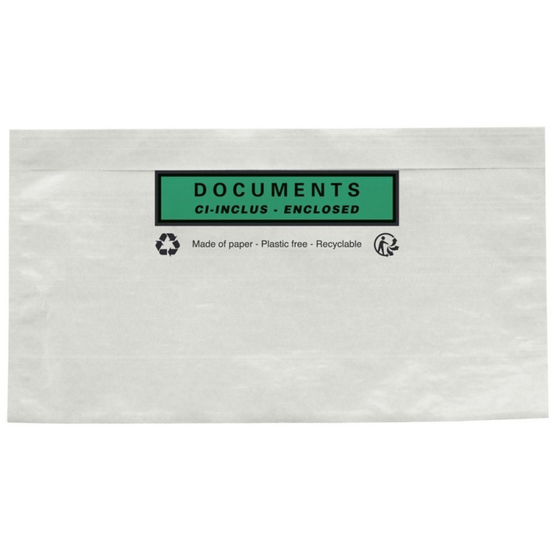 Pochette porte-documents en papier imprimée 1-3 A4 format A4 PLIÉ EN 3